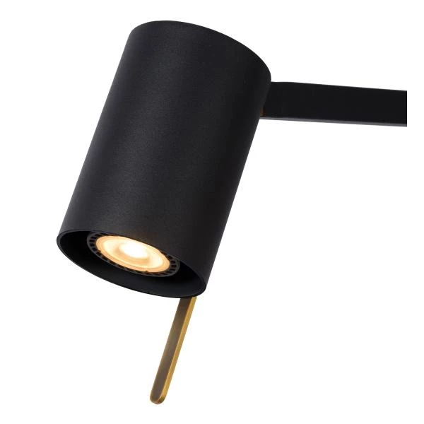 Lucide LESLEY - Desk lamp - 1xGU10 - Black - detail 2